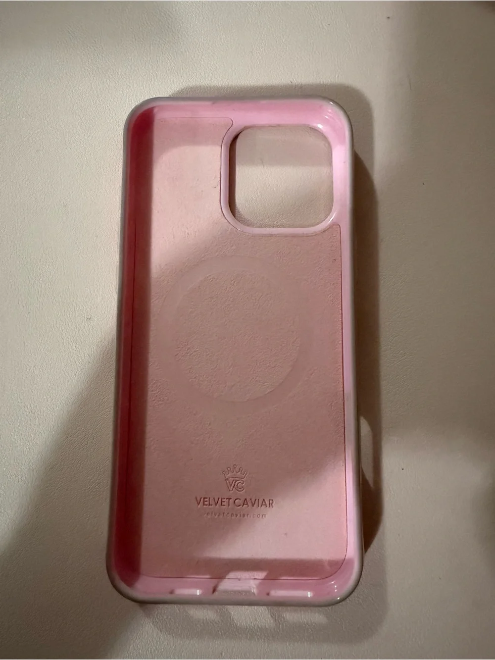 Cherry Print Pink & Red Phone Case by
